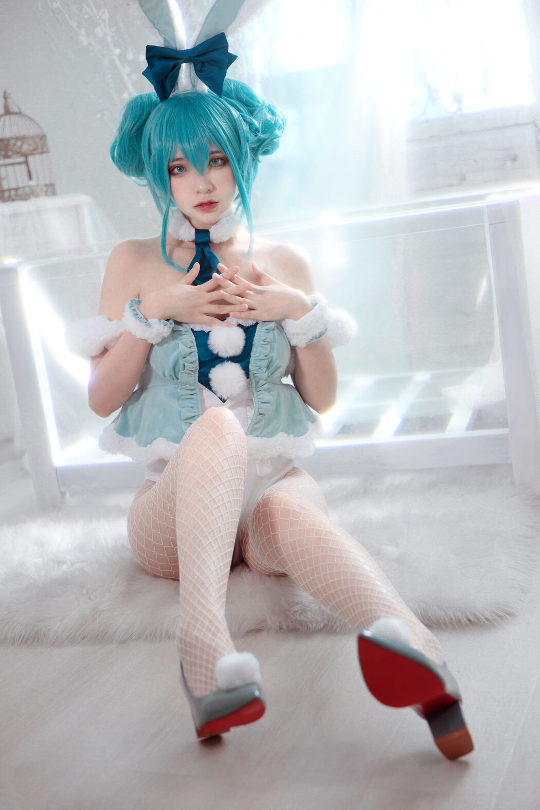 [Net Red COSER Photo] Crazy Cat ss - Miku Hatsune Bunny Girl