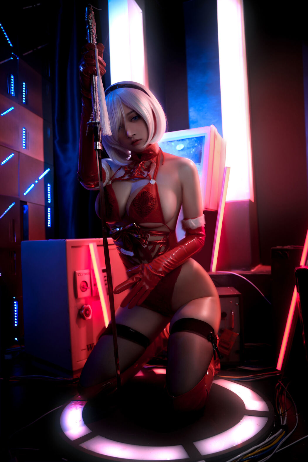 [Net Red COSER] High-value coser Nian Nian_D - 2B Red Doujin