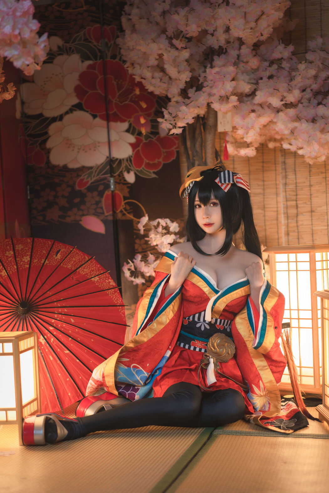 [Net Red COSER Photo] Xiyuan Temple Nange Photo - Dafeng Original Leather