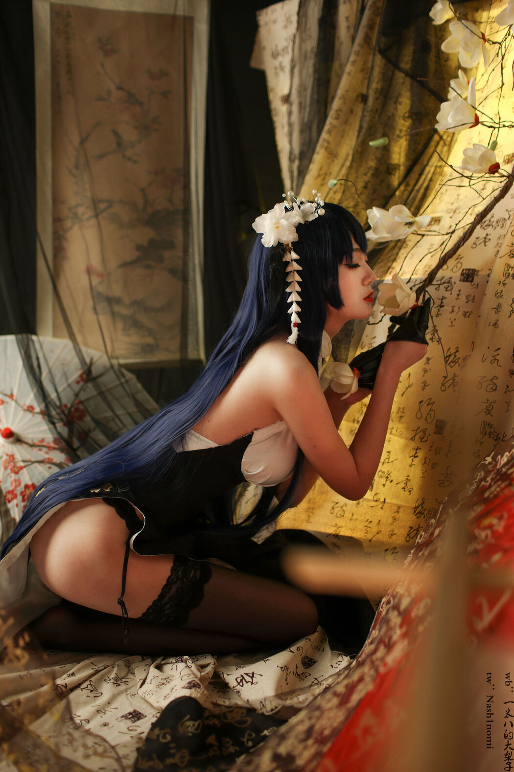 [Net Red COSER Photo] One meter eight pears - Agwi