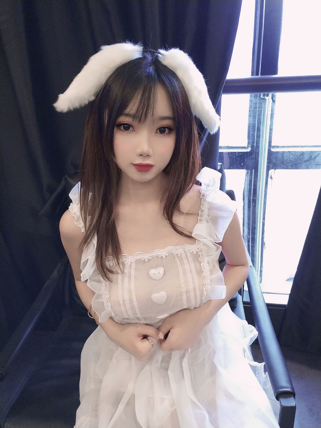[Net Red COSER] Bai Nen Beautiful Girl Ghost Animal Yao-Lamb Apron