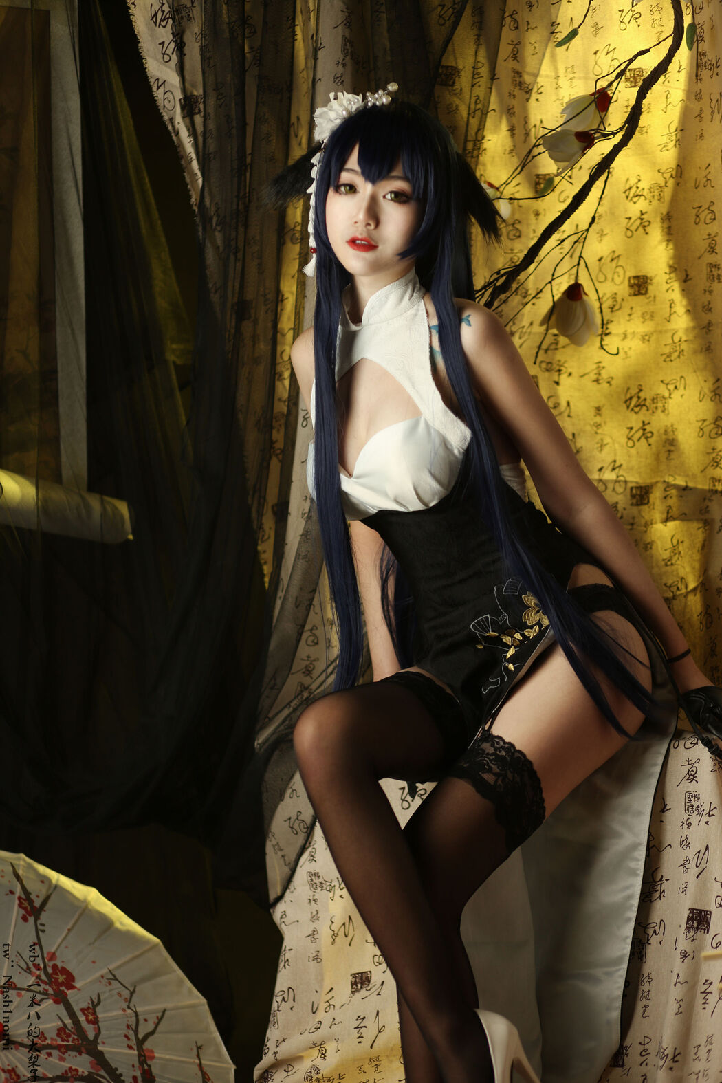 [Net Red COSER Photo] One meter eight pears - Agwi
