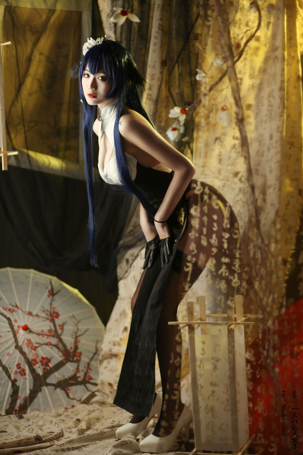 [Net Red COSER Photo] One meter eight pears - Agwi