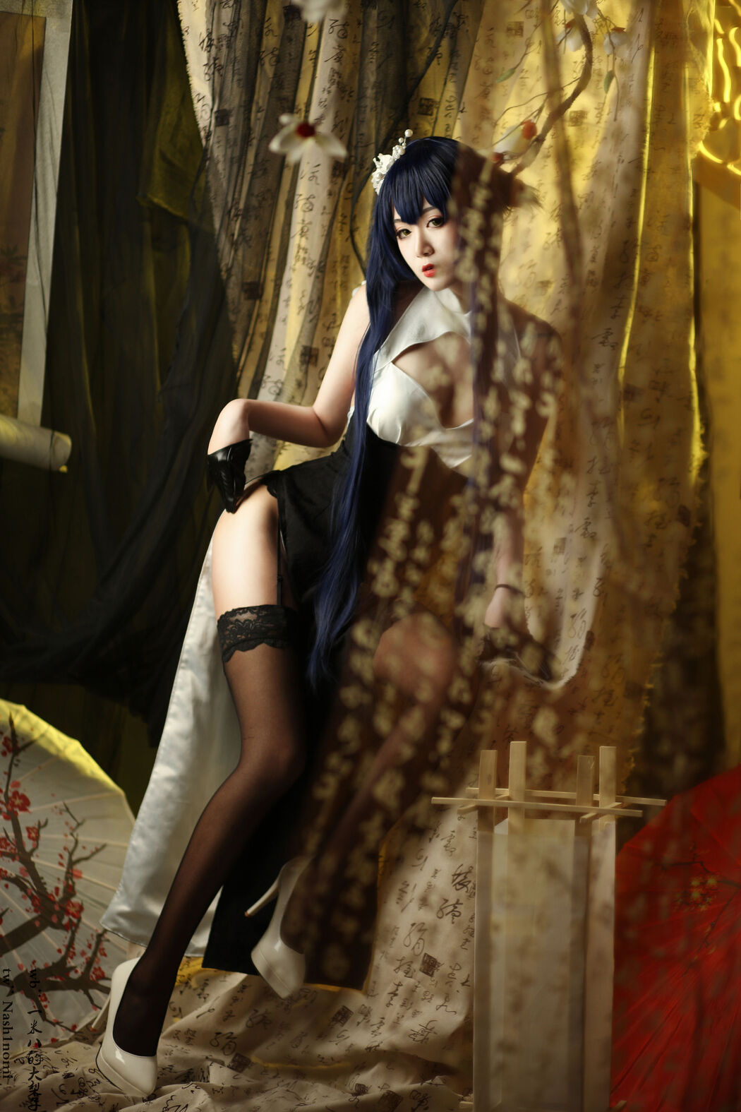 [Net Red COSER Photo] One meter eight pears - Agwi
