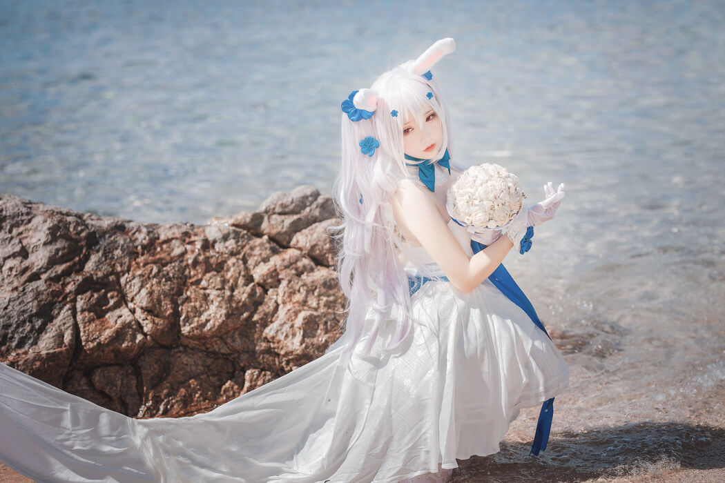 [Net Red COSER] Cute and popular Coser Noodle Fairy - Lafite Wedding Dress