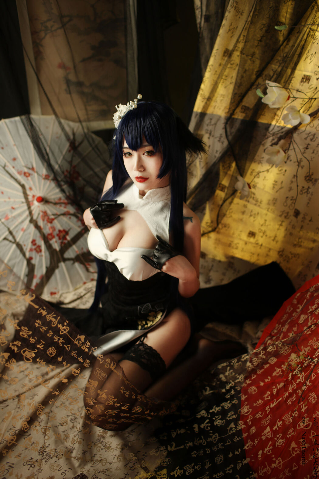 [Net Red COSER Photo] One meter eight pears - Agwi