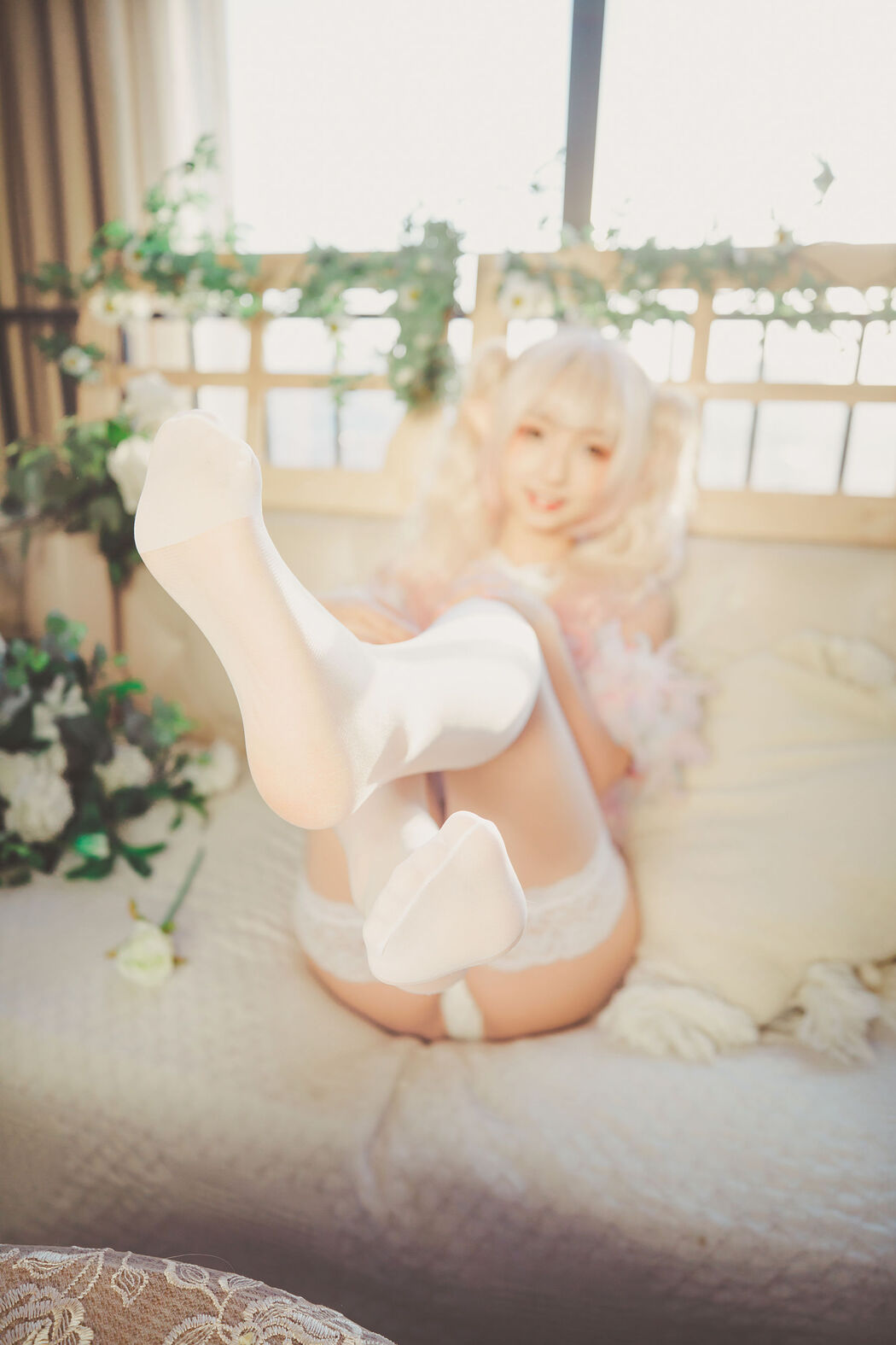 [Internet celebrity COSER photo] Lolita goddess board Mafuyu's softness らかい forever