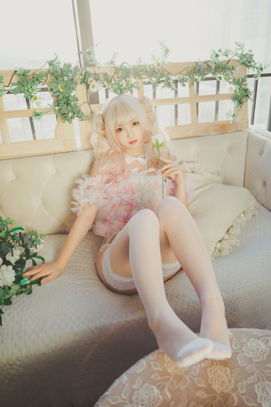 [Internet celebrity COSER photo] Lolita goddess board Mafuyu's softness らかい forever