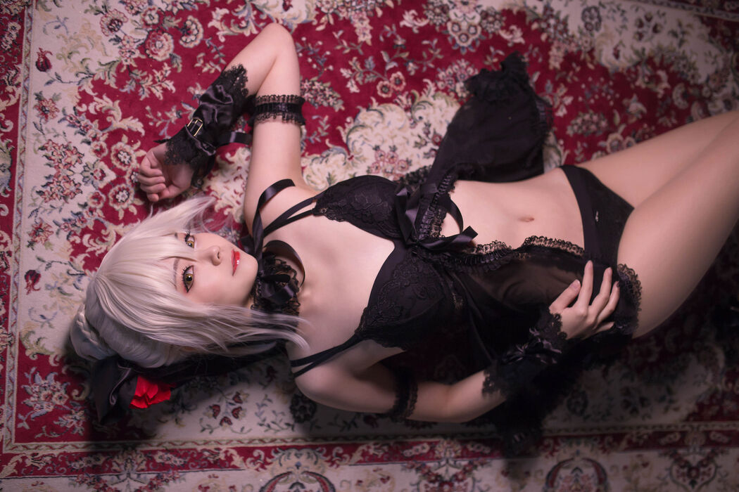 [Cosplay Photo] Coser Xuan-KaYa - Yati black sleepy pajamas