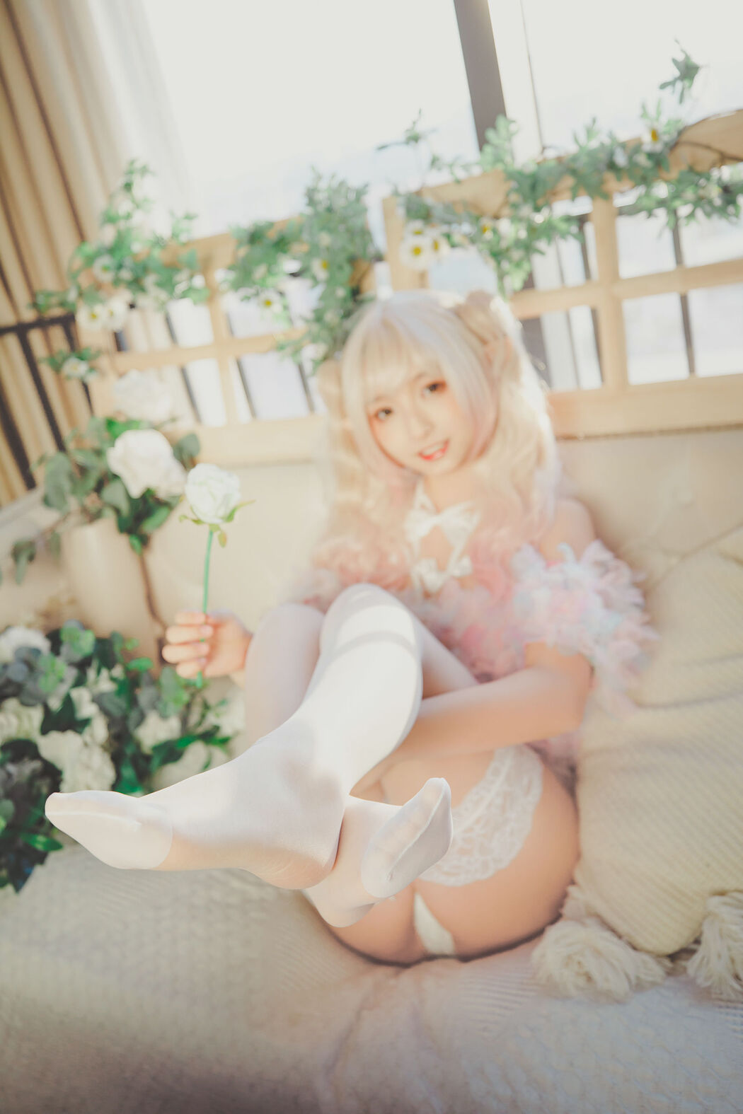 [Internet celebrity COSER photo] Lolita goddess board Mafuyu's softness らかい forever