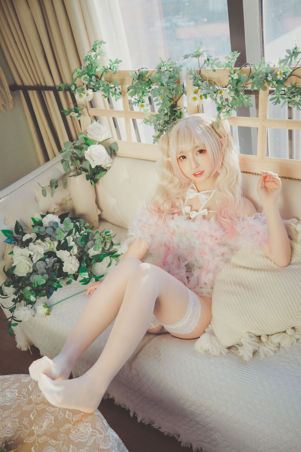 [Internet celebrity COSER photo] Lolita goddess board Mafuyu's softness らかい forever