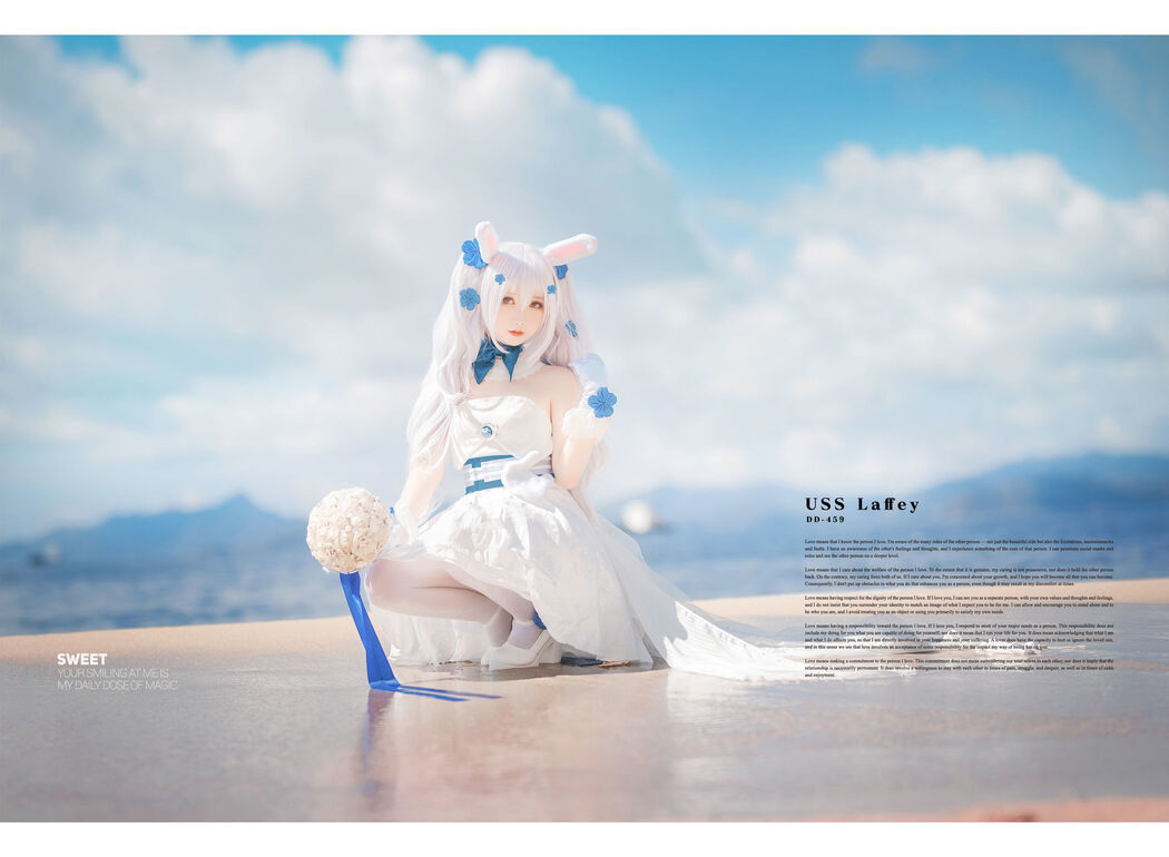 [Net Red COSER] Cute and popular Coser Noodle Fairy - Lafite Wedding Dress