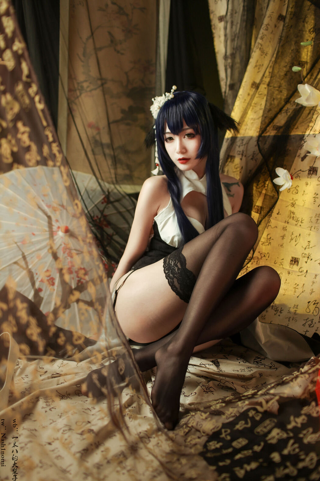 [Net Red COSER Photo] One meter eight pears - Agwi