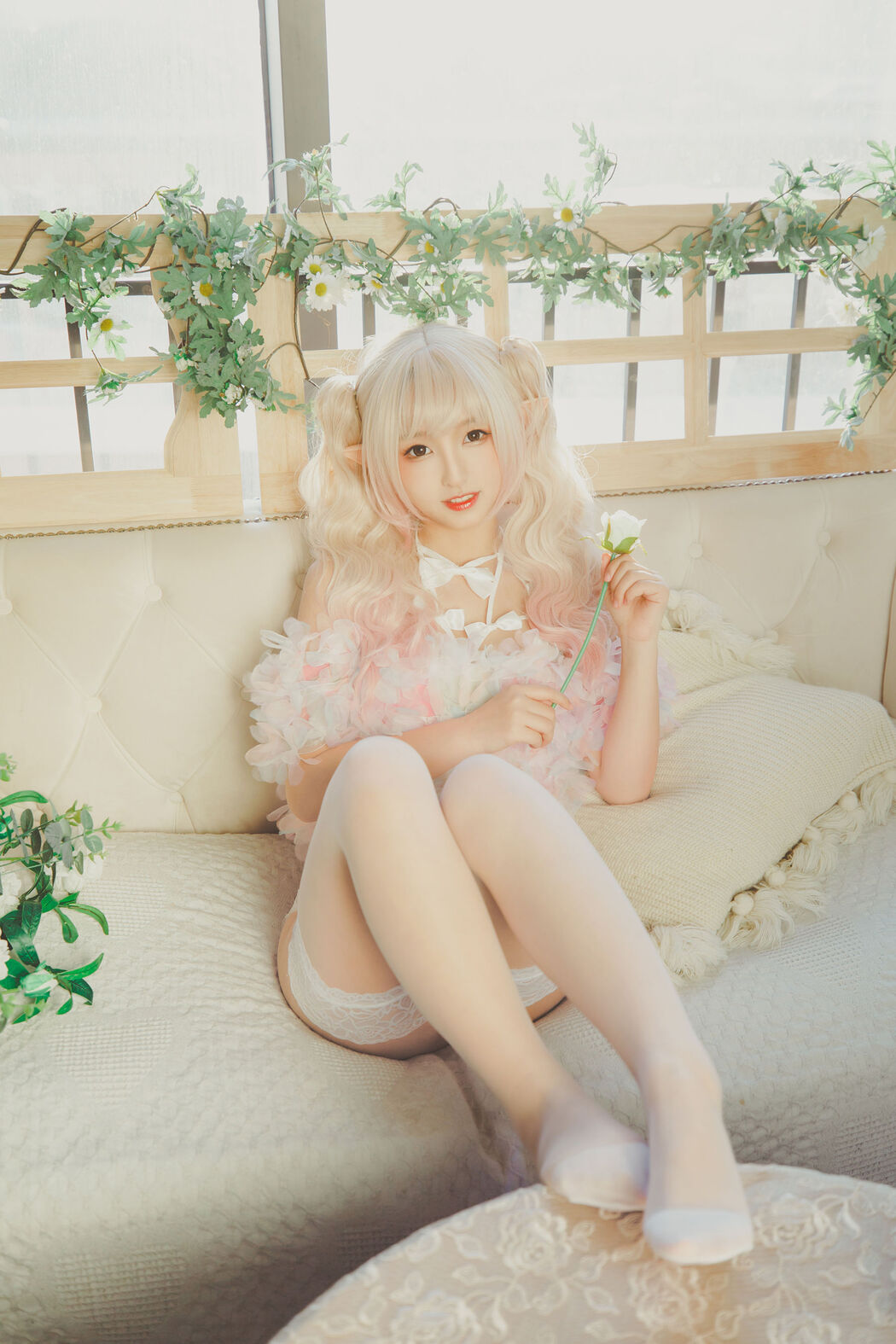 [Internet celebrity COSER photo] Lolita goddess board Mafuyu's softness らかい forever