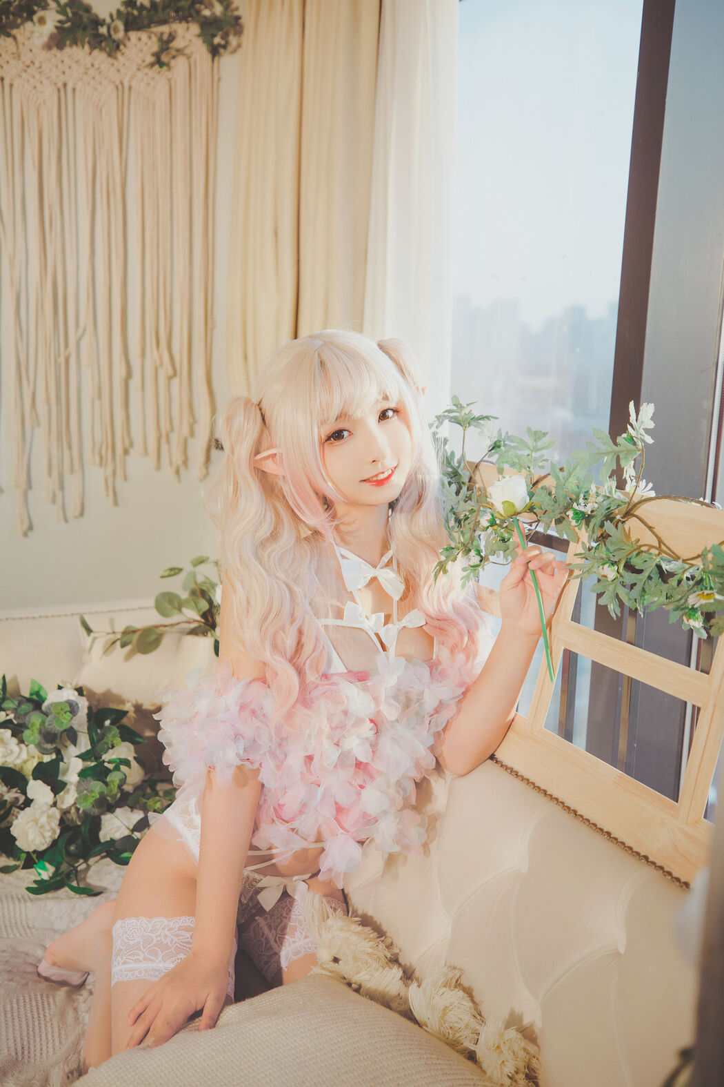 [Internet celebrity COSER photo] Lolita goddess board Mafuyu's softness らかい forever