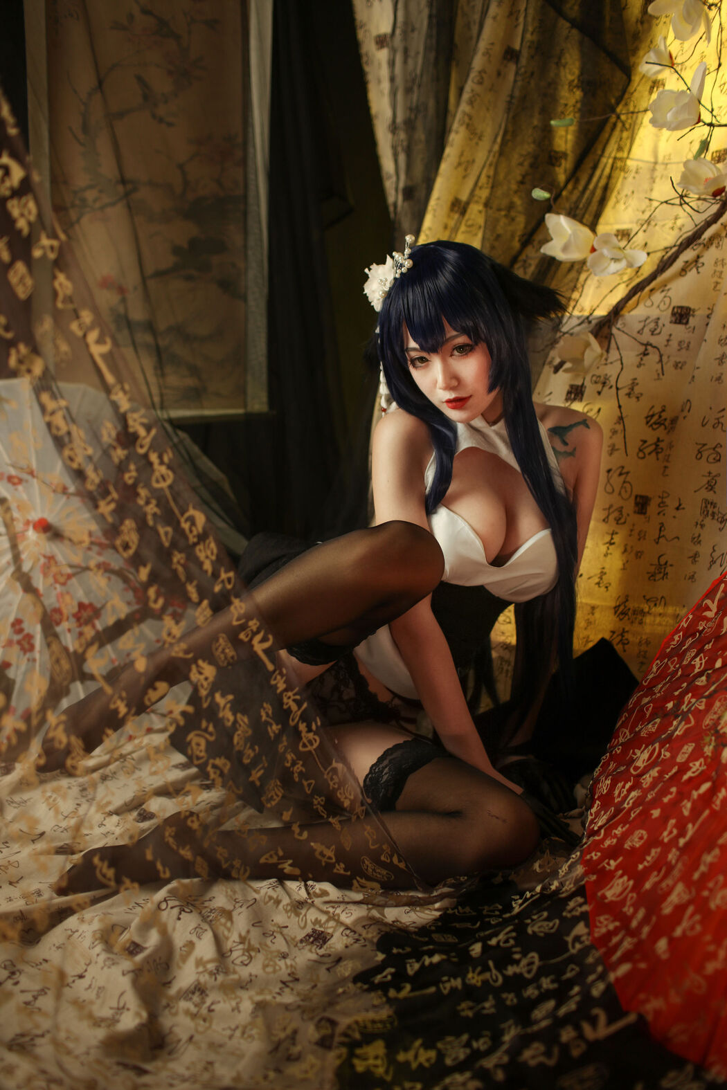 [Net Red COSER Photo] One meter eight pears - Agwi