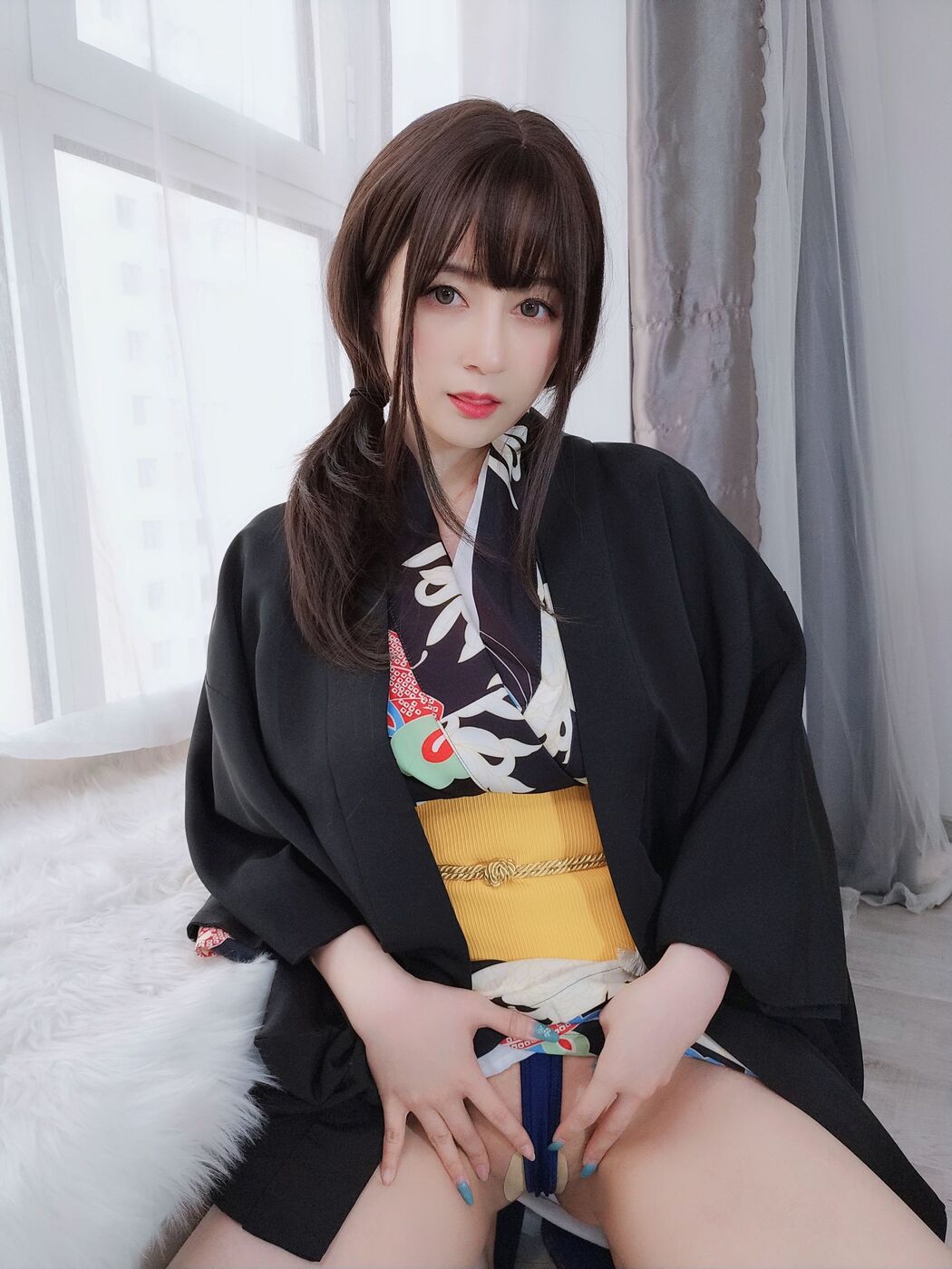 [Internet celebrity COSER photo] Miss Coser Baiyin - the secret under the kimono