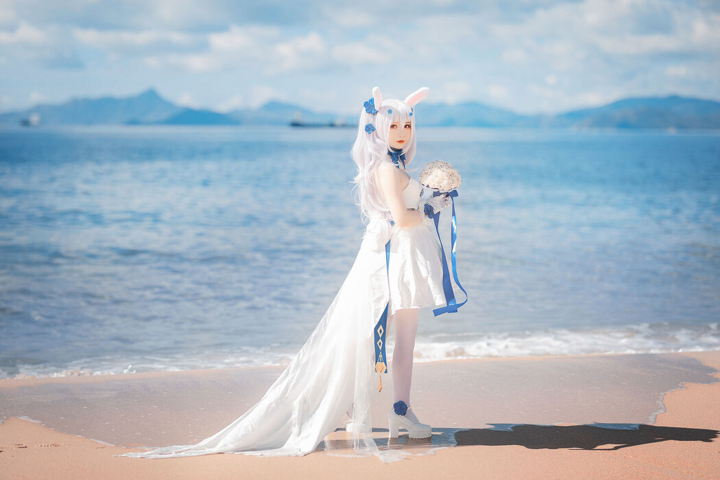 [Net Red COSER] Cute and popular Coser Noodle Fairy - Lafite Wedding Dress