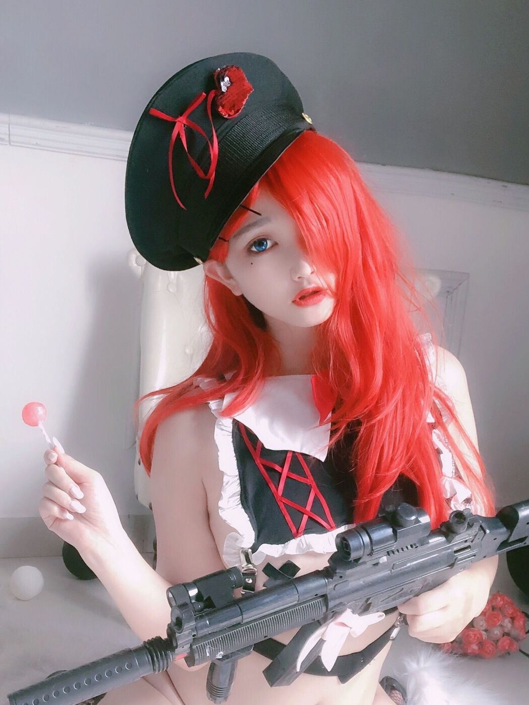 [Net Red COSER Photo] Anime blogger orange orange yo - red hair