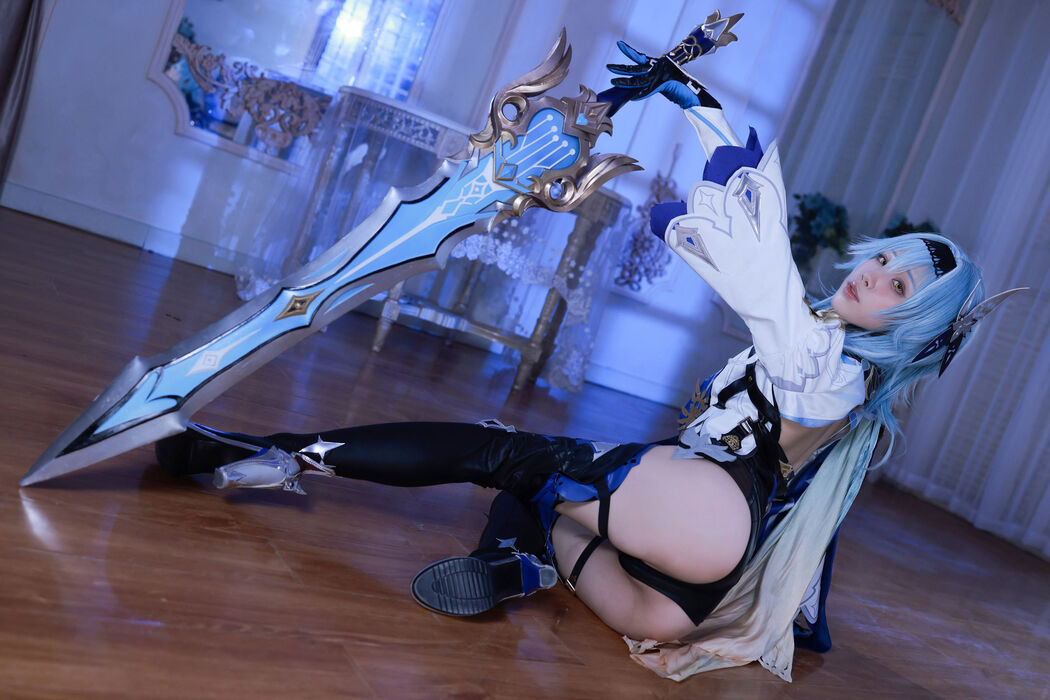 [Internet celebrity COSER photo] Anime blogger Shui Miao aqua - original god Yura original