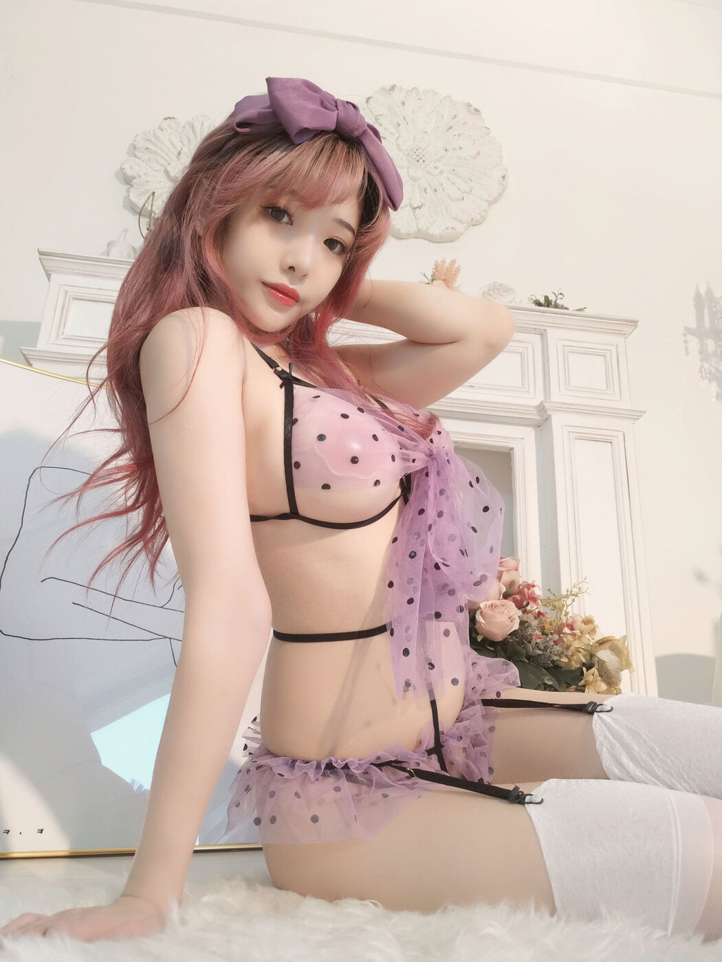 [Net Red COSER] Anime Blogger Wenmei - Purple Butterfly