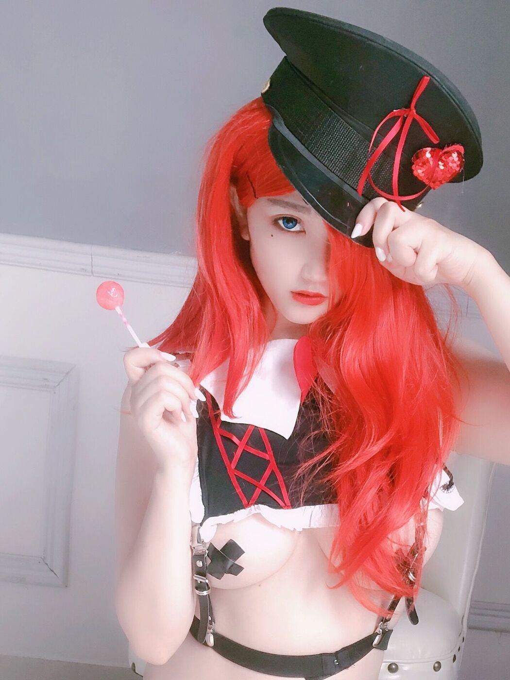 [Net Red COSER Photo] Anime blogger orange orange yo - red hair