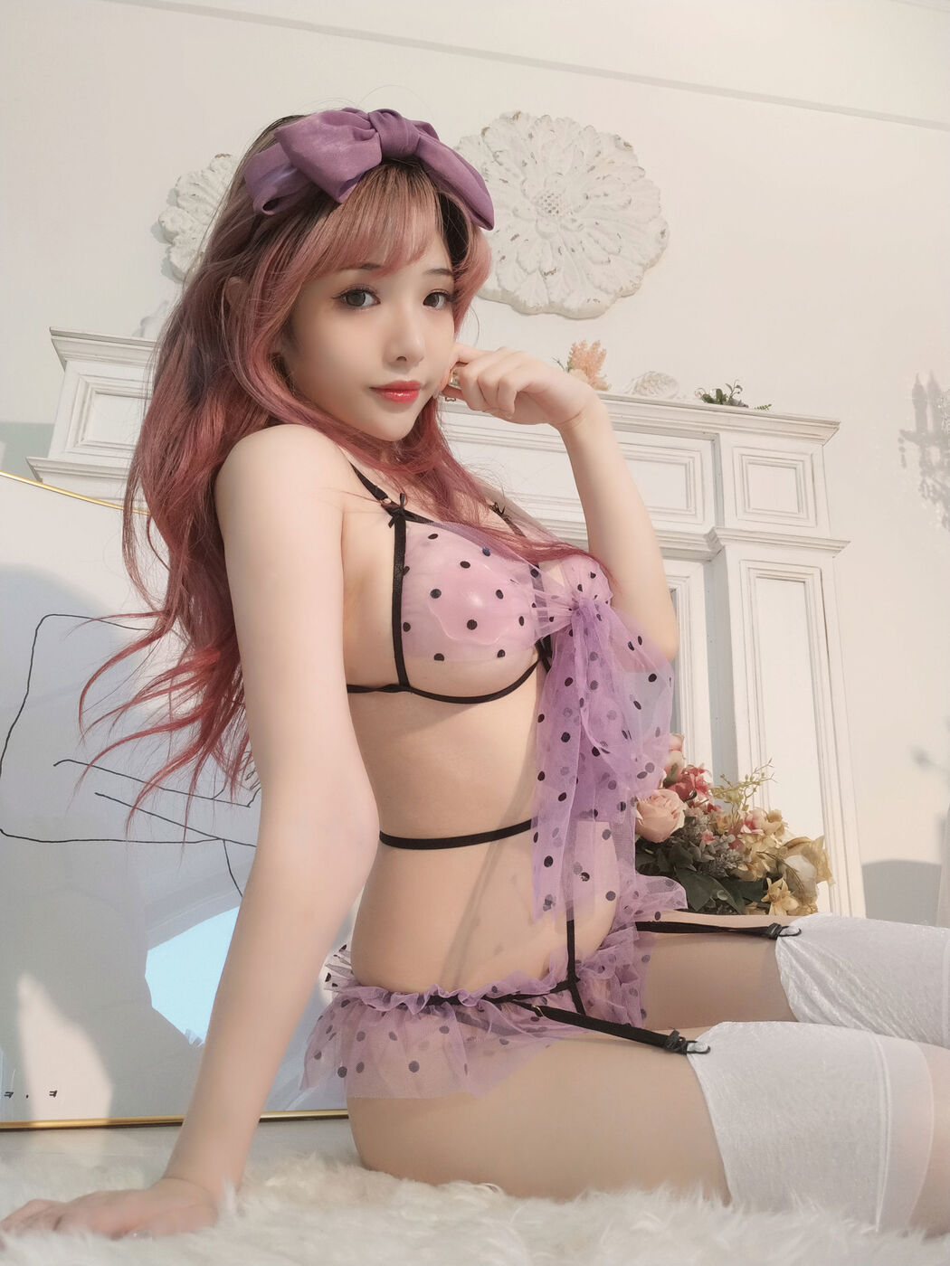 [Net Red COSER] Anime Blogger Wenmei - Purple Butterfly