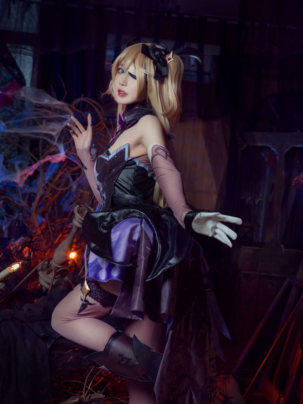 [Internet celebrity COSER photo] Anime blogger A Bao is also a rabbit girl - the second princess in the original god