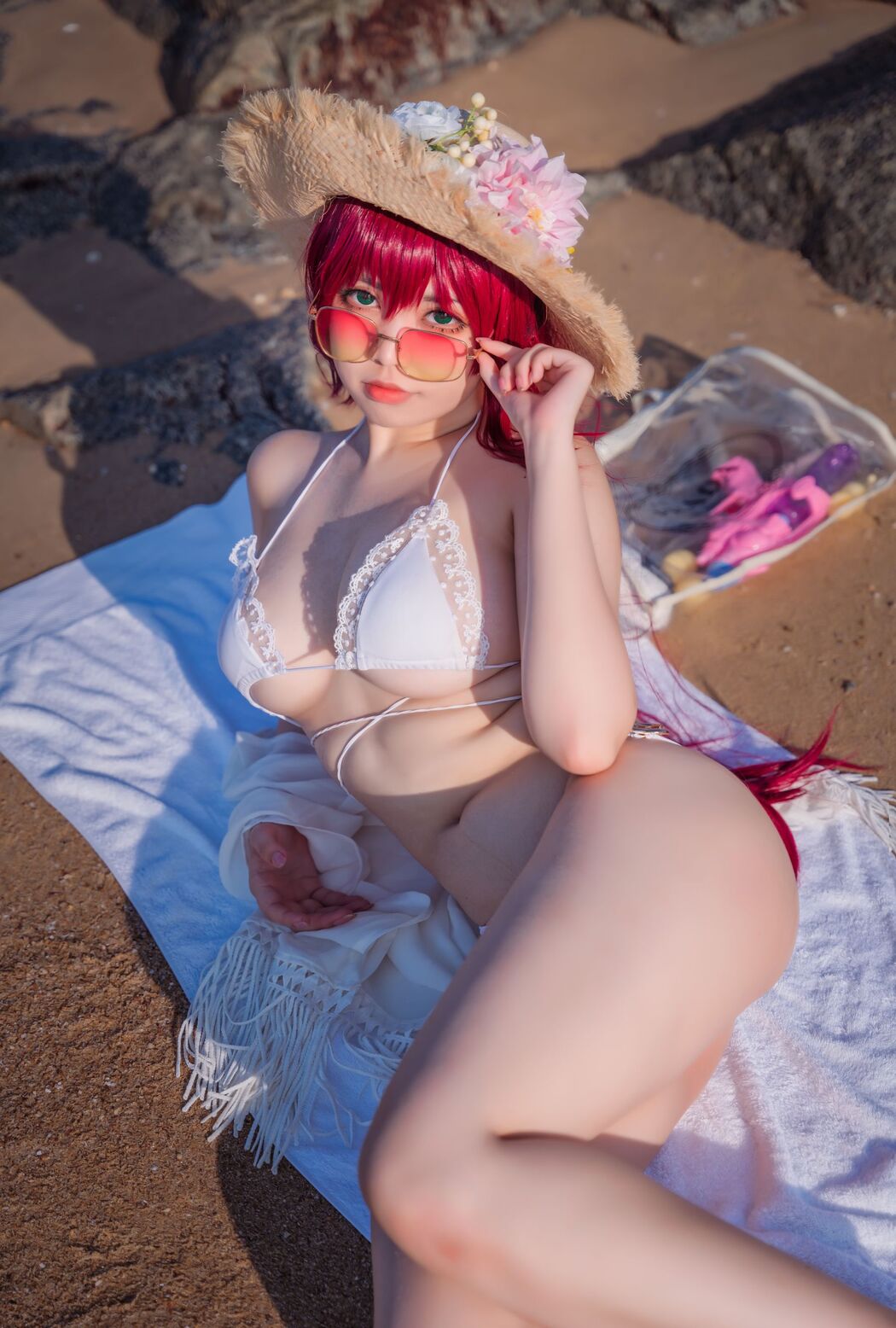 [Net Red COSER Photo] Ah Riri_Ganlory-Xukufu Swimsuit