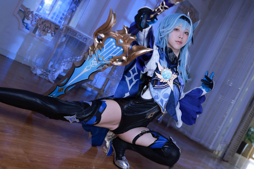 [Internet celebrity COSER photo] Anime blogger Shui Miao aqua - original god Yura original