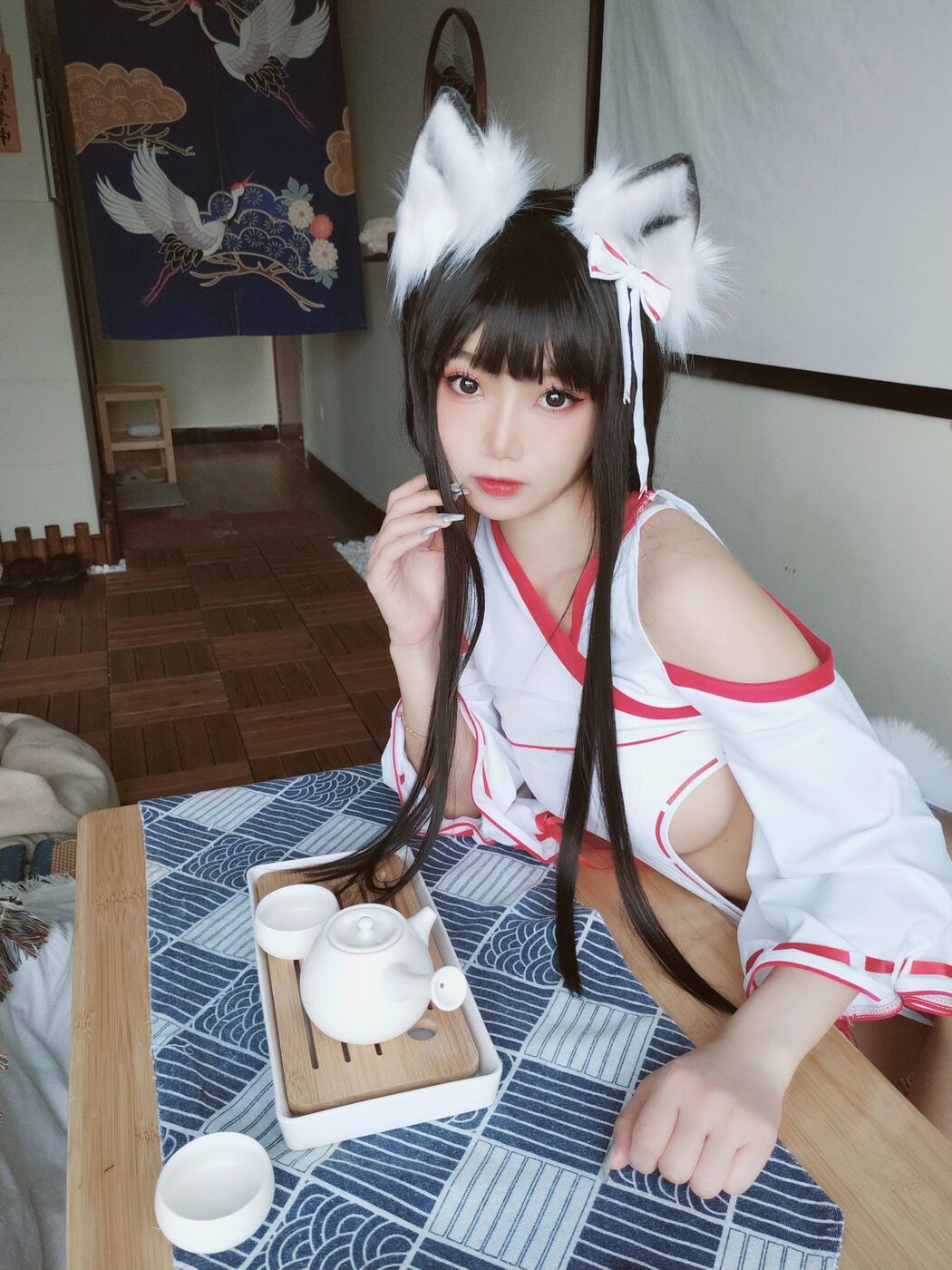 [Net Red COSER] Bai Nen Beautiful Girl Ghost Animal Yao - Fox Ear Witch