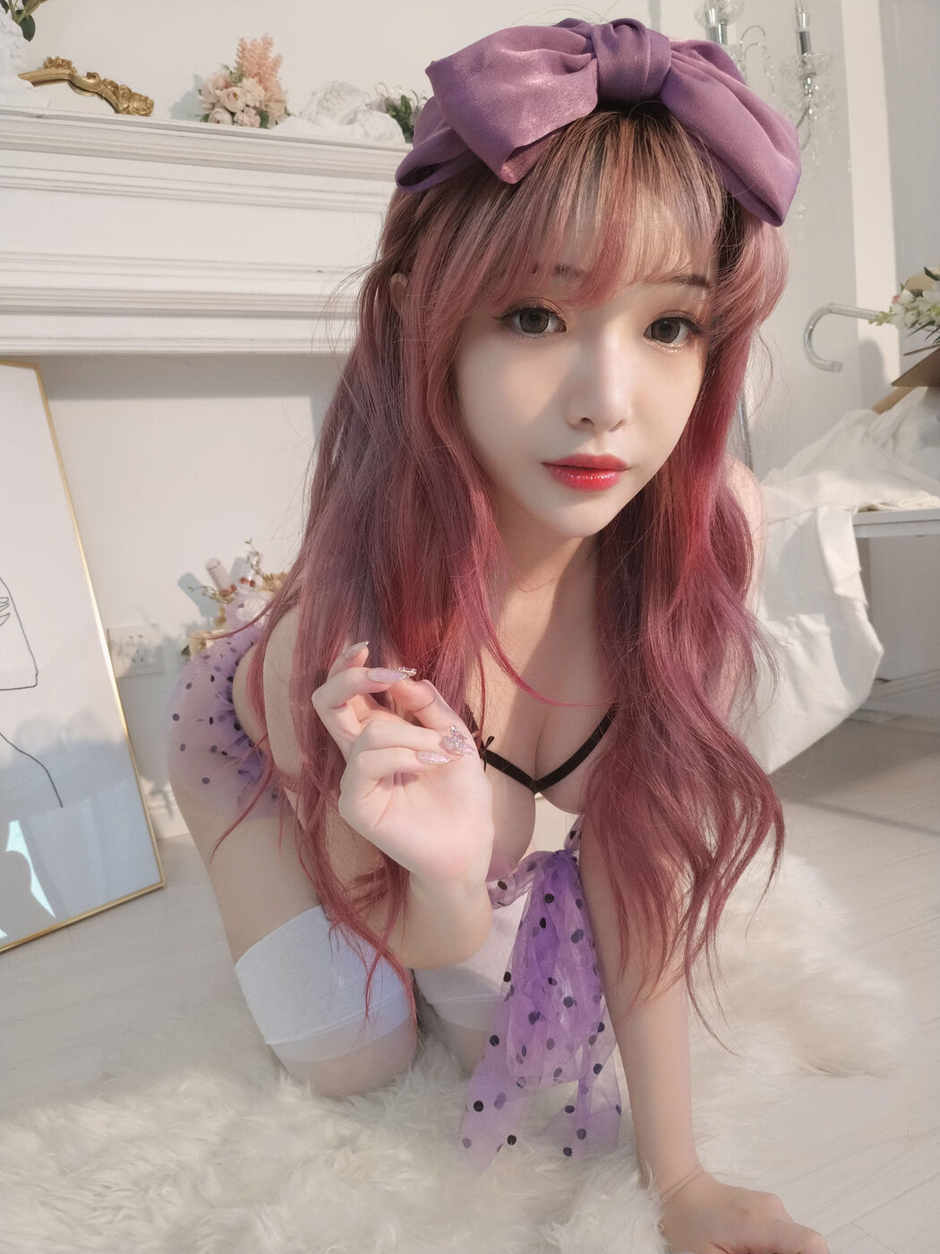[Net Red COSER] Anime Blogger Wenmei - Purple Butterfly