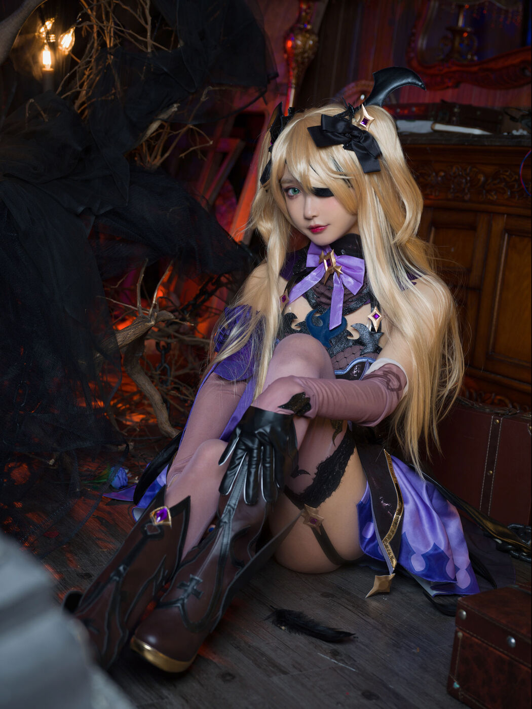 [Internet celebrity COSER photo] Anime blogger A Bao is also a rabbit girl - the second princess in the original god