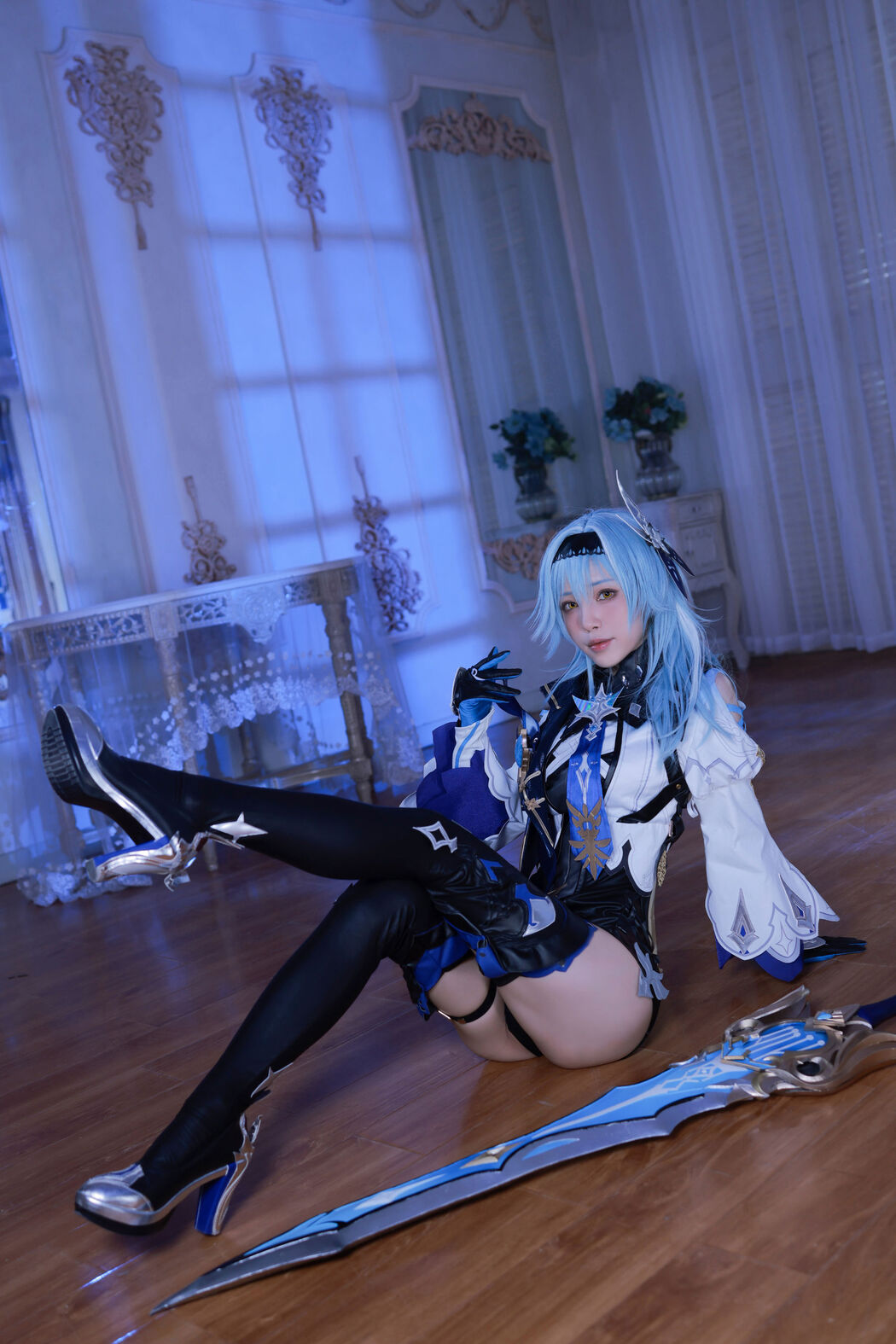 [Internet celebrity COSER photo] Anime blogger Shui Miao aqua - original god Yura original