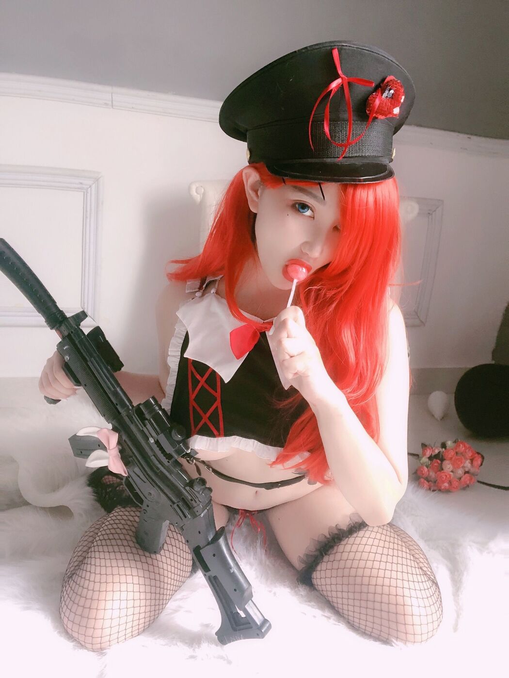 [Net Red COSER Photo] Anime blogger orange orange yo - red hair