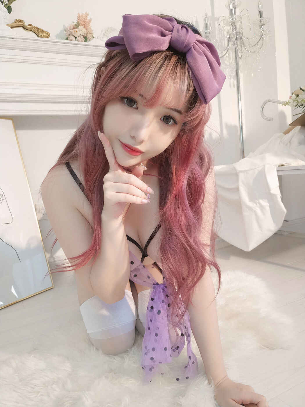 [Net Red COSER] Anime Blogger Wenmei - Purple Butterfly