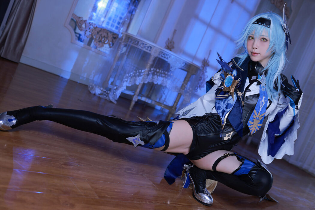 [Internet celebrity COSER photo] Anime blogger Shui Miao aqua - original god Yura original