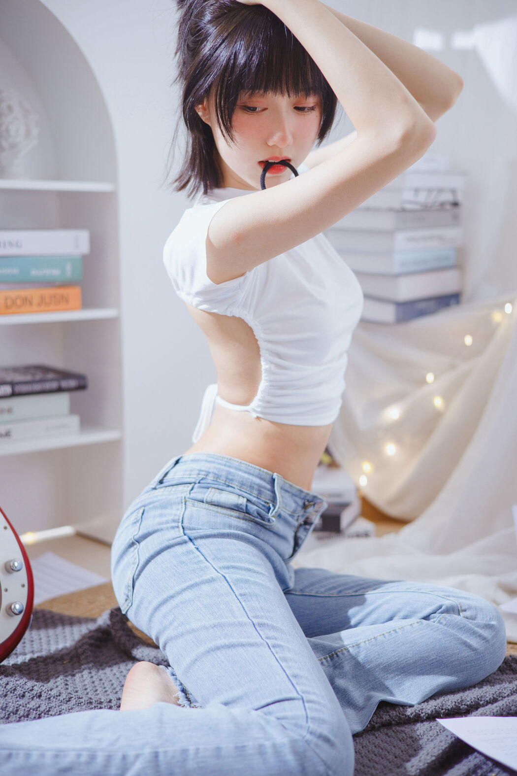 [Net Red COSER Photo] Cute Miss Sister Mu Mianmian OwO - Bass and Sister