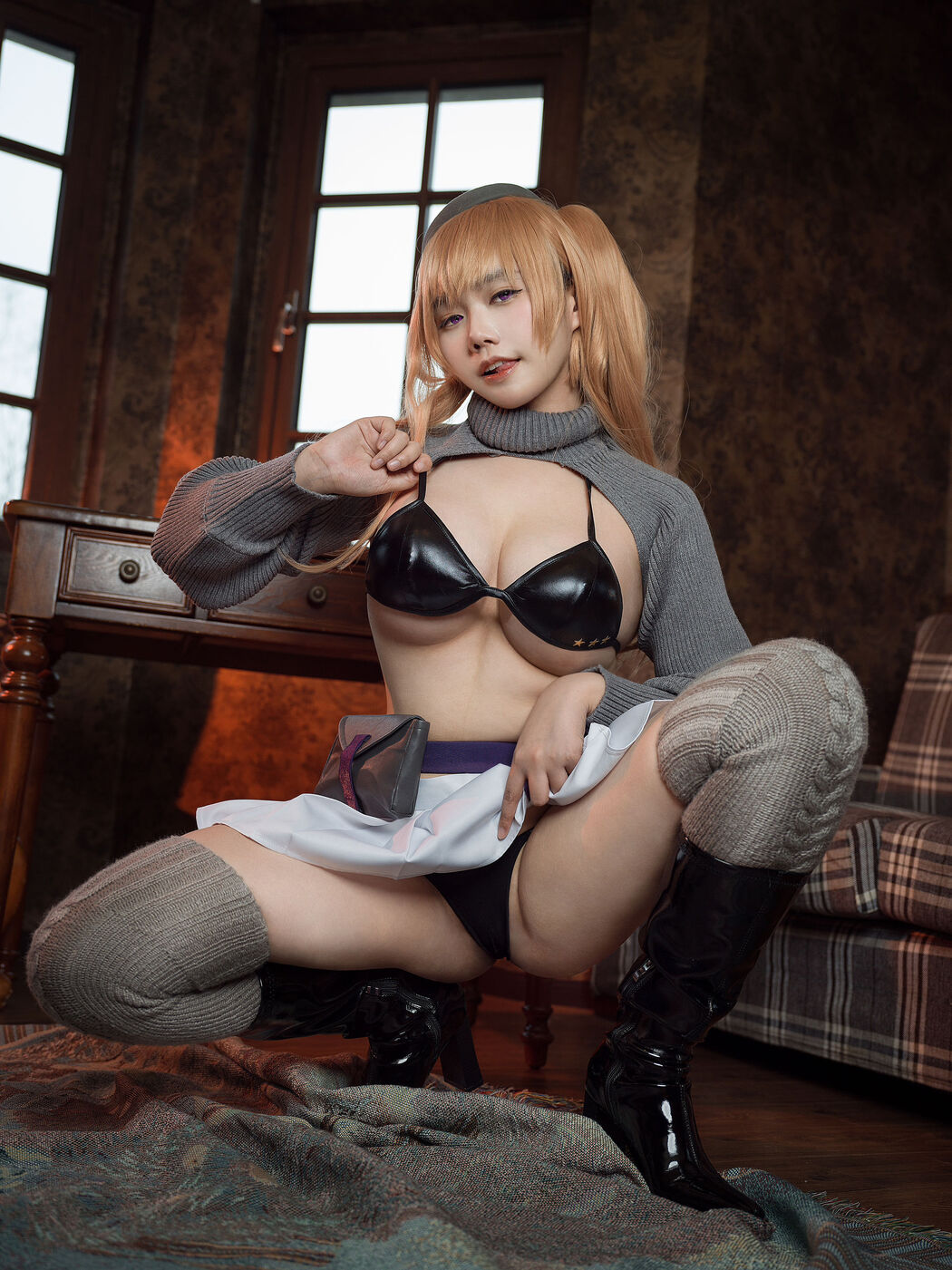 [Net Red COSER Photo] Twisted Twist Sauce - Head of Cold Air