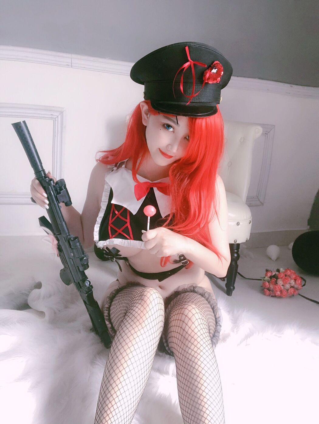 [Net Red COSER Photo] Anime blogger orange orange yo - red hair