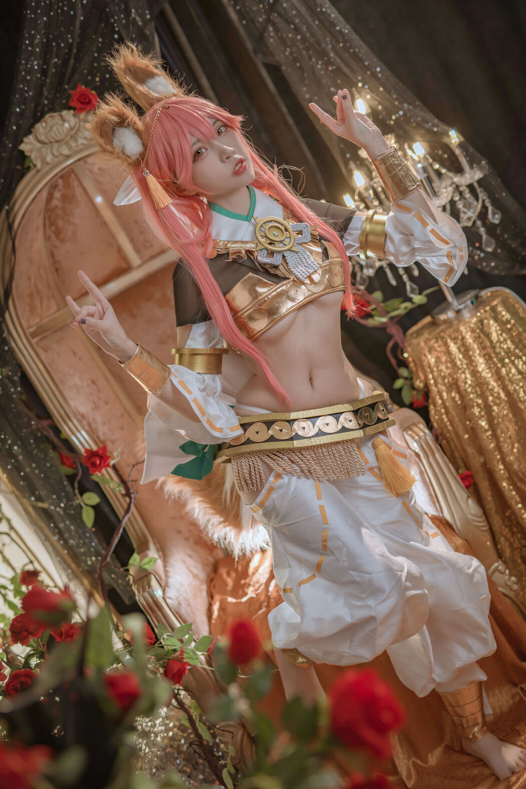 [Cosplay Photo] Popular Coser Nizo Nisa - Tamamo former Myth Dress