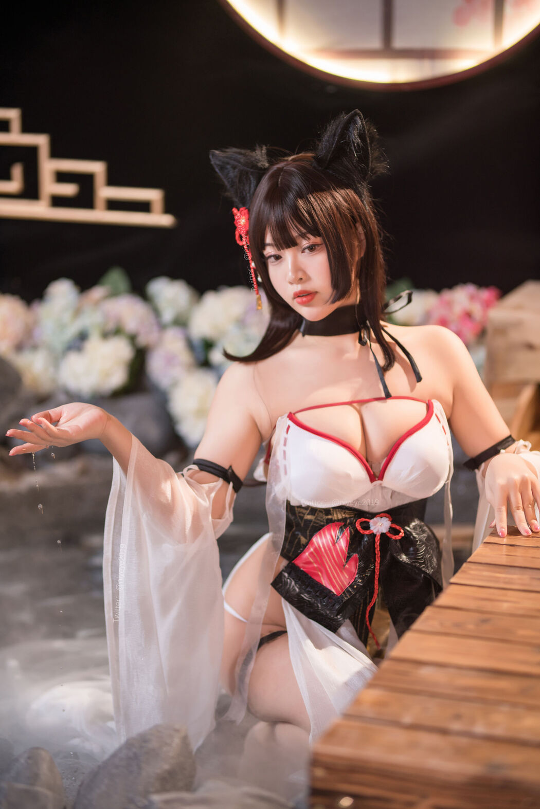 [Net Red COSER Photo] Cute Miss Sister-Bai Ye-- Wet Swimsuit