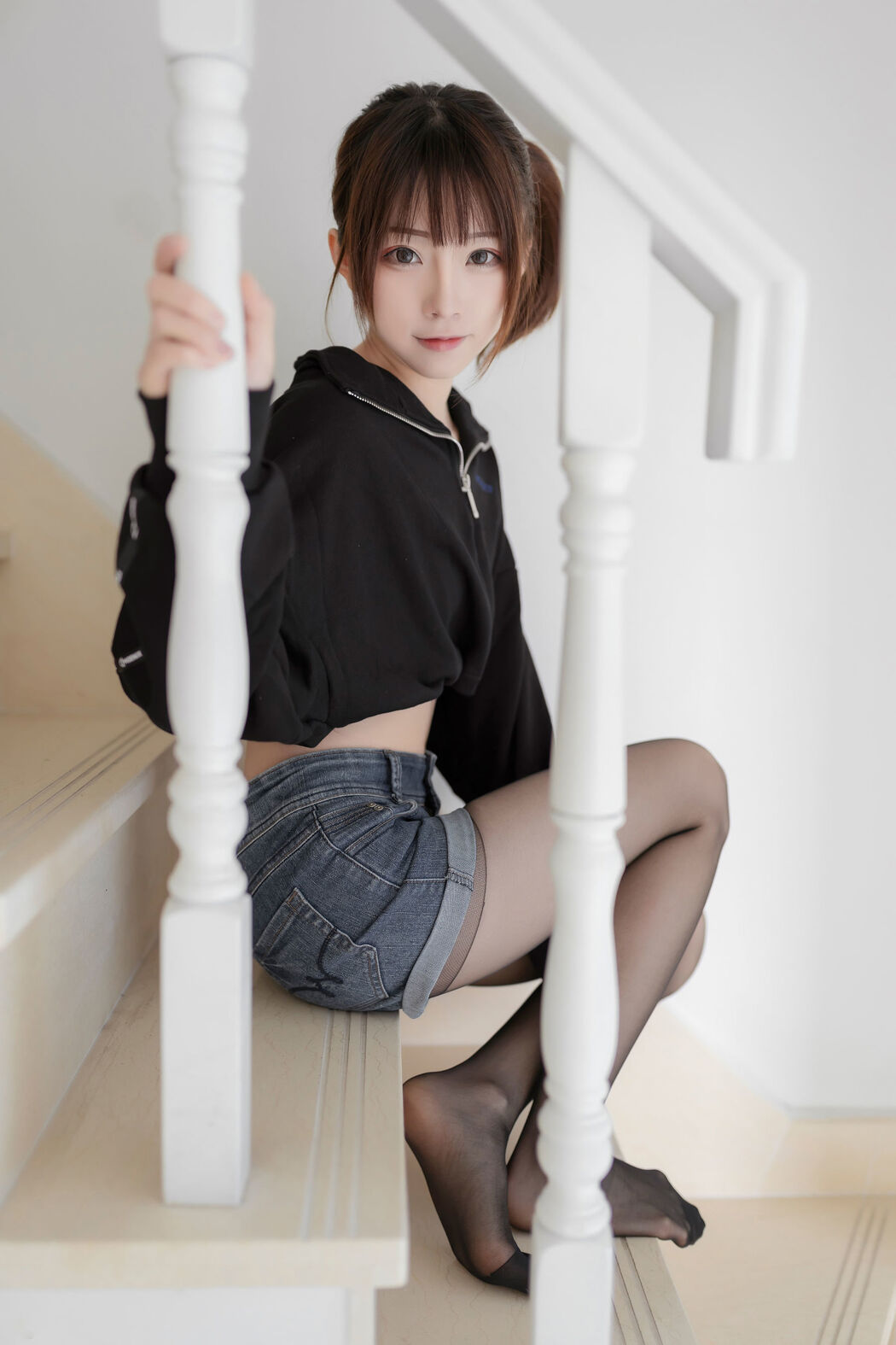 [Net Red COSER] Anime blogger Kitaro_ Kitaro-Single ponytail girl