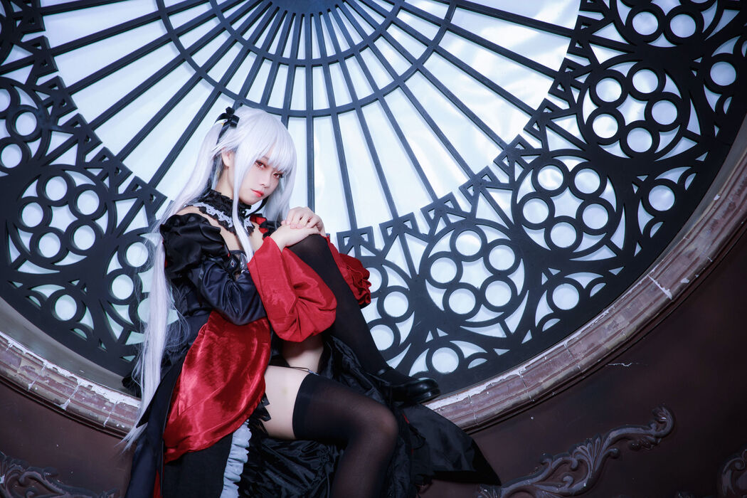 [Net Red COSER Photo] Anime blogger G44 will not be hurt - Wuzhi long skirt