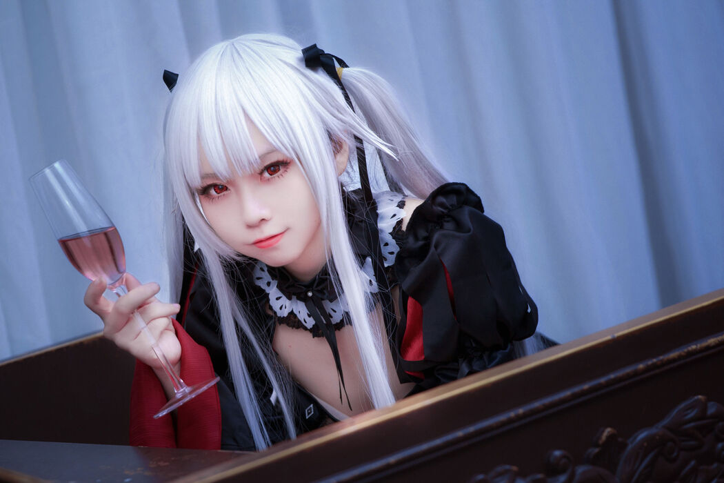 [Net Red COSER Photo] Anime blogger G44 will not be hurt - Wuzhi long skirt