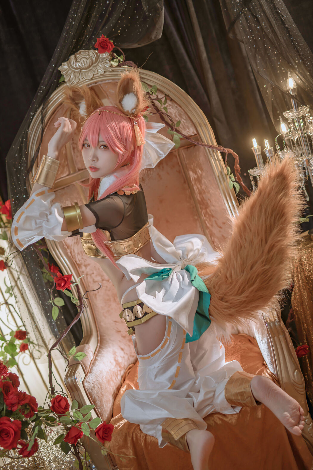 [Cosplay Photo] Popular Coser Nizo Nisa - Tamamo former Myth Dress