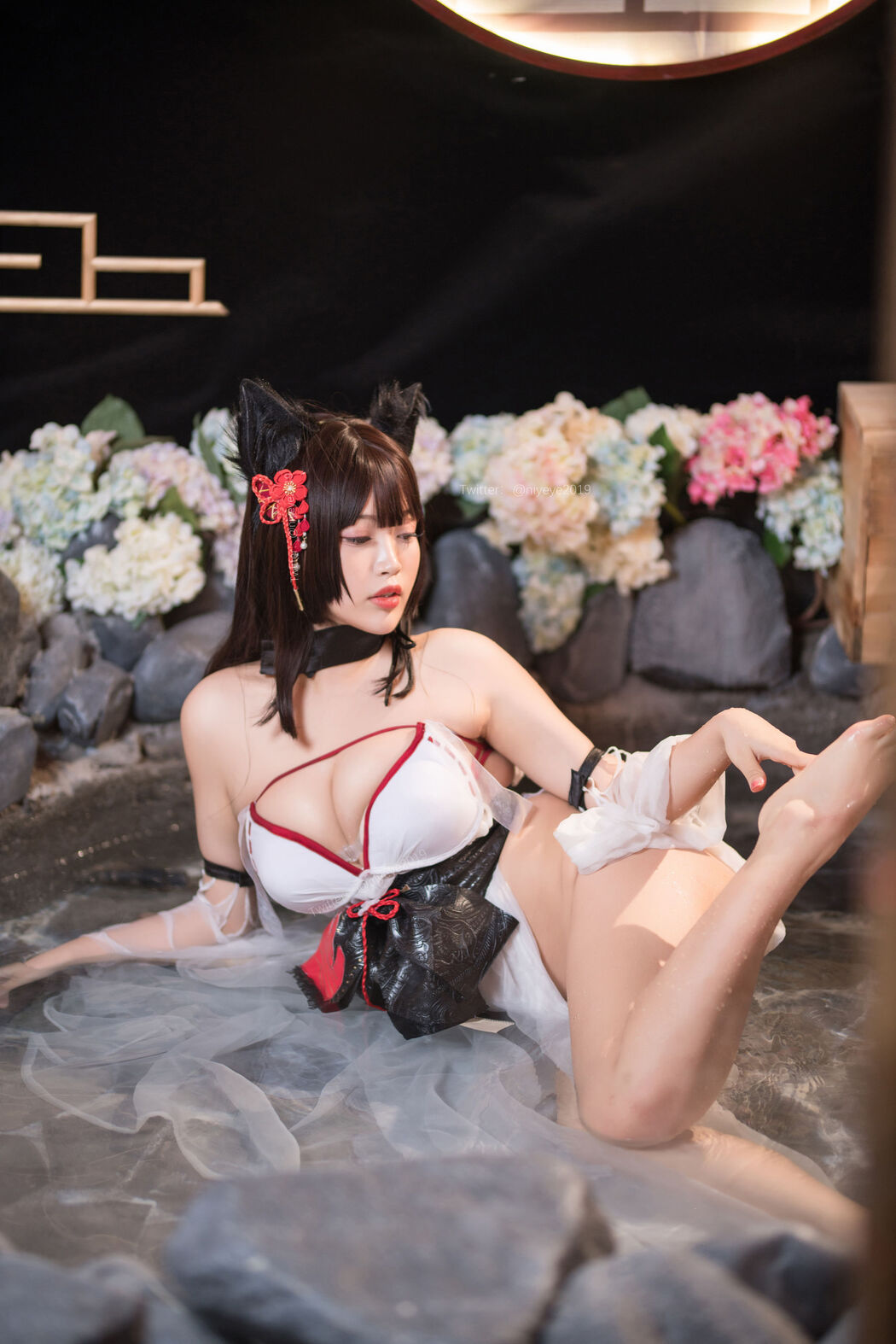 [Net Red COSER Photo] Cute Miss Sister-Bai Ye-- Wet Swimsuit