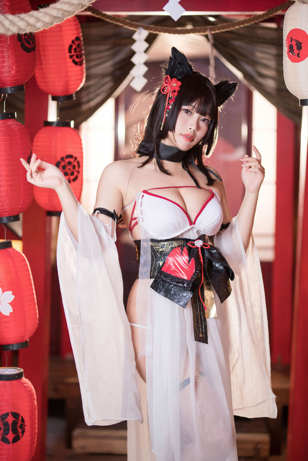 [Net Red COSER Photo] Cute Miss Sister-Bai Ye-- Wet Swimsuit