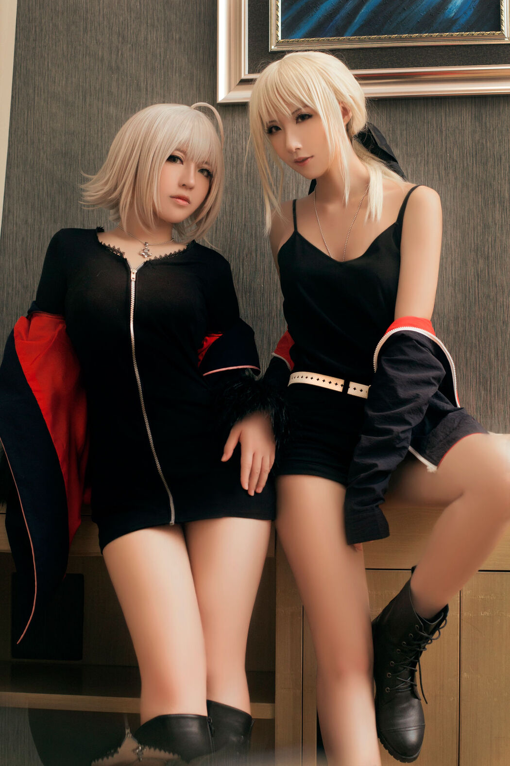 [Net Red COSER Photo] Banbanzi & Soso Sophia - Black Zhen 2