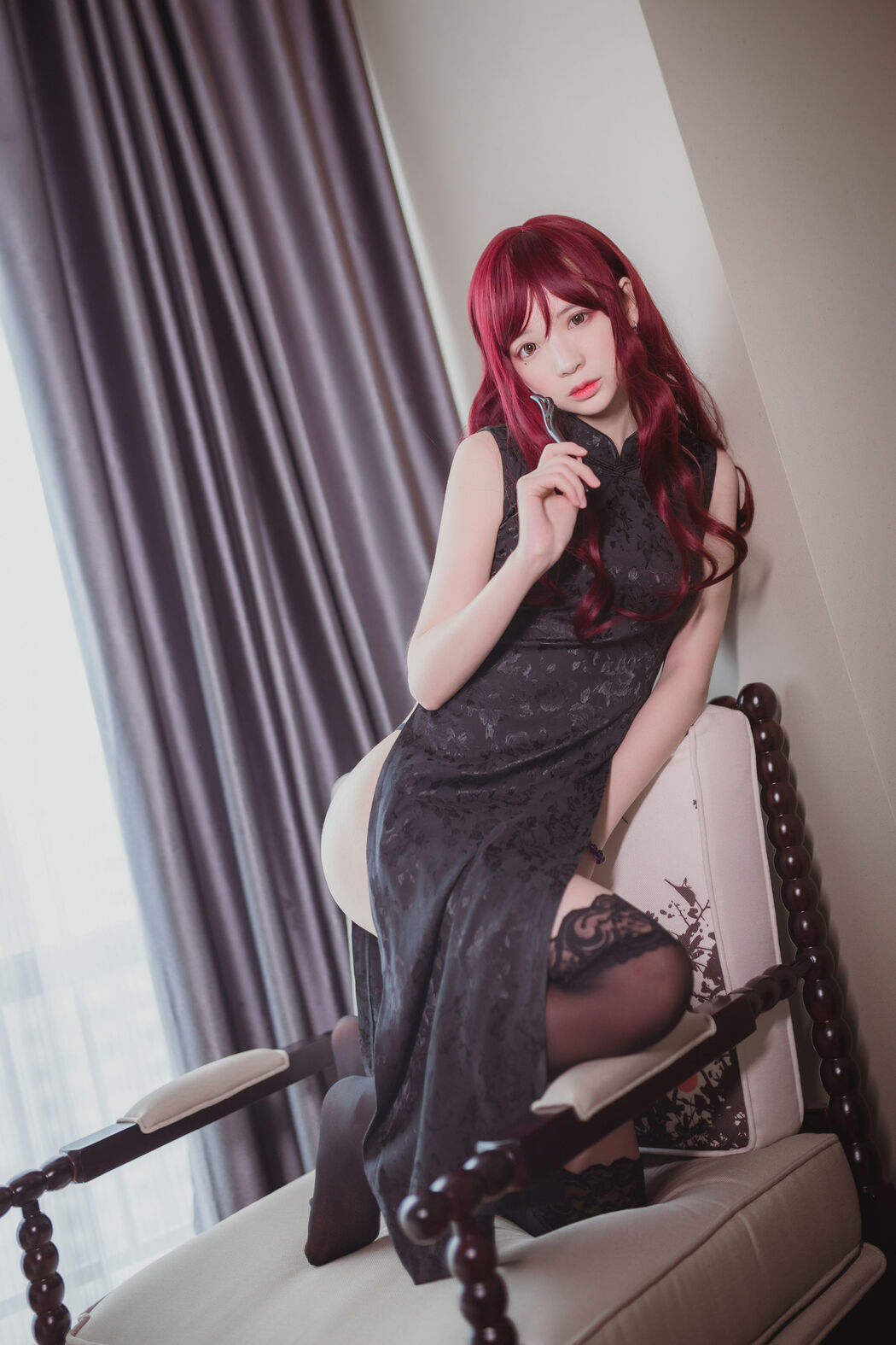 [Net Red COSER] Crazy Cat ss - Cheongsam